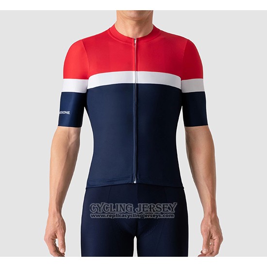 2019 Cycling Jersey La Passione Red White Blue Short Sleeve And Bib Short